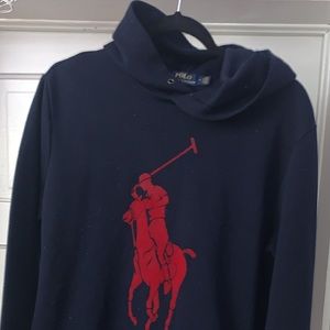 polo hoodie fits like small
